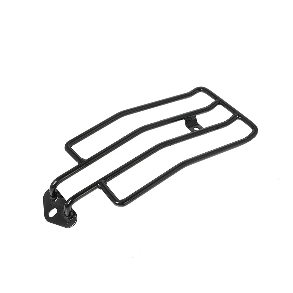 For Harley Sportster Iron XL883 XL1200 X48 Custom Roadster Chrome Black Motorcycle Long Luggage Rack