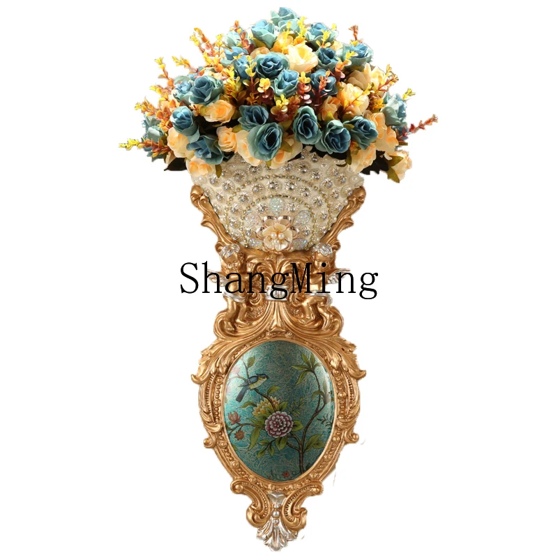 

FG wall hanging three-dimensional angel wall decoration vase flower arrangement background wall creative decoration
