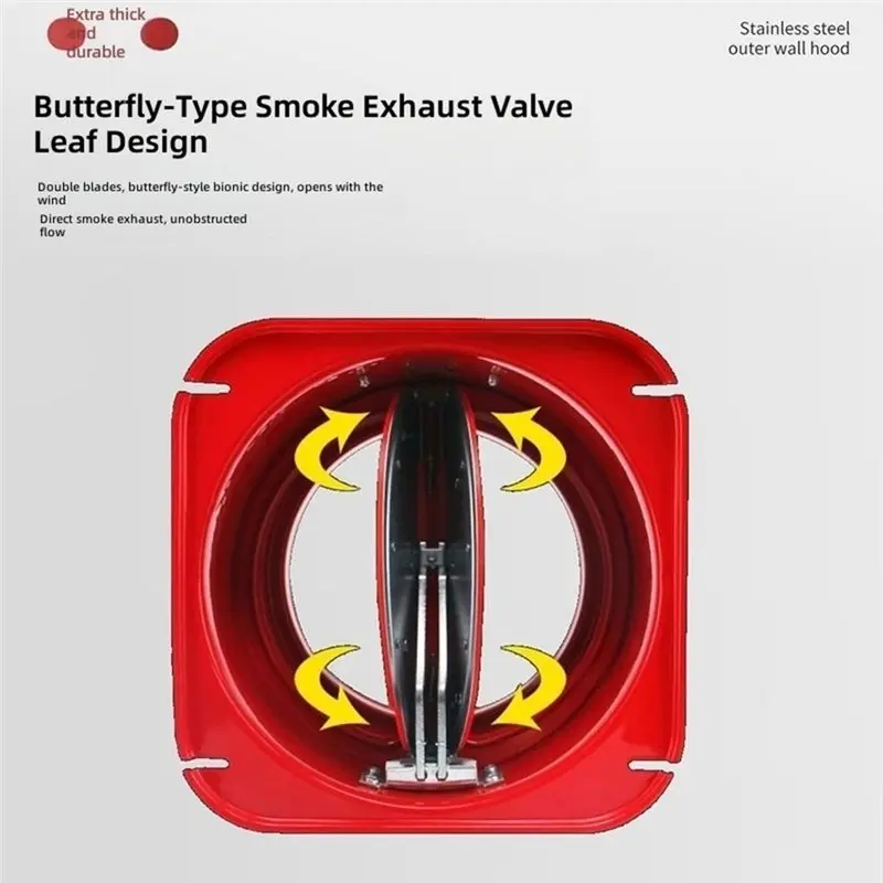 ABVG-Check Valve Exhaust Duct Backdraft Damper One-Way Backdraft Damper Bathroom Backdraft Damper Kitchen Backflow Preventer