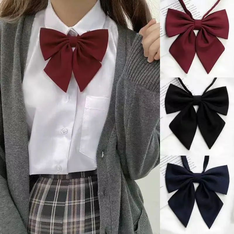 Damen Schleifenkrawatte, verstellbare vorgebundene Schleife, Krawatte für Lolita JK Cosplay Kostüm-Accessoire