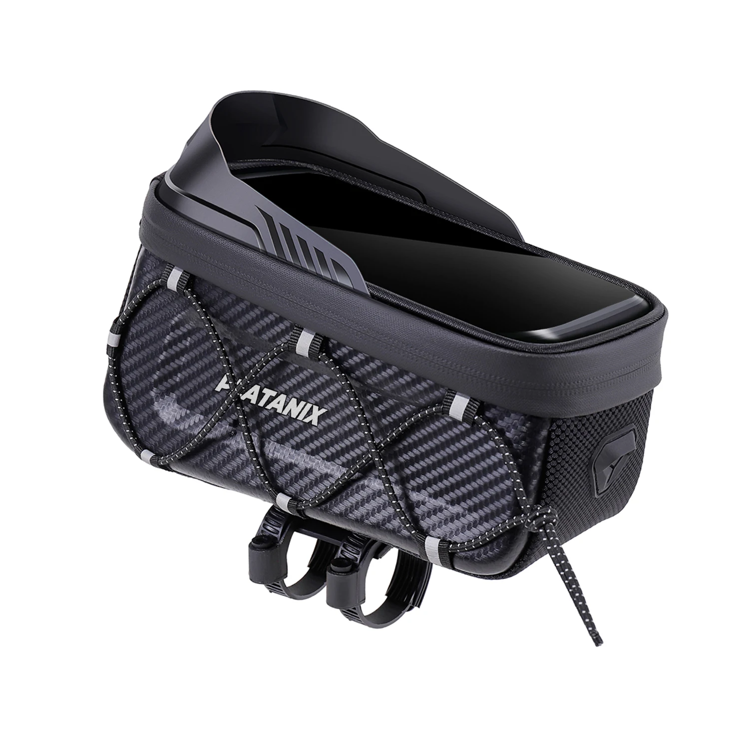 AliExpress Platanix PLATANIX A39X Quick Release Bicycle Frame Bag with Elastic Cord EVA Hard Shell Phone Holder Waterproof MTB Road