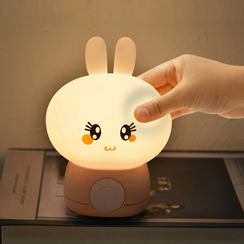 TKOH- Night Light ซิลิโคนน่ารักโคมไฟตั้งโต๊ะสําหรับบ้านเด็ก Night Light Room Decor ตกแต่งโคมไฟ