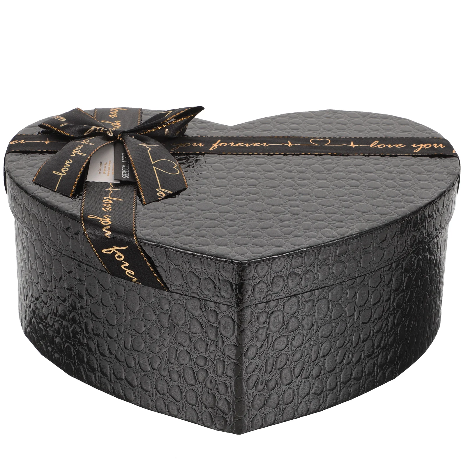 

Caja De Xl Heart Gift Boxes Shaped Black Mens Gifts Wedding Decor for Flowers Arrangements Jewelry