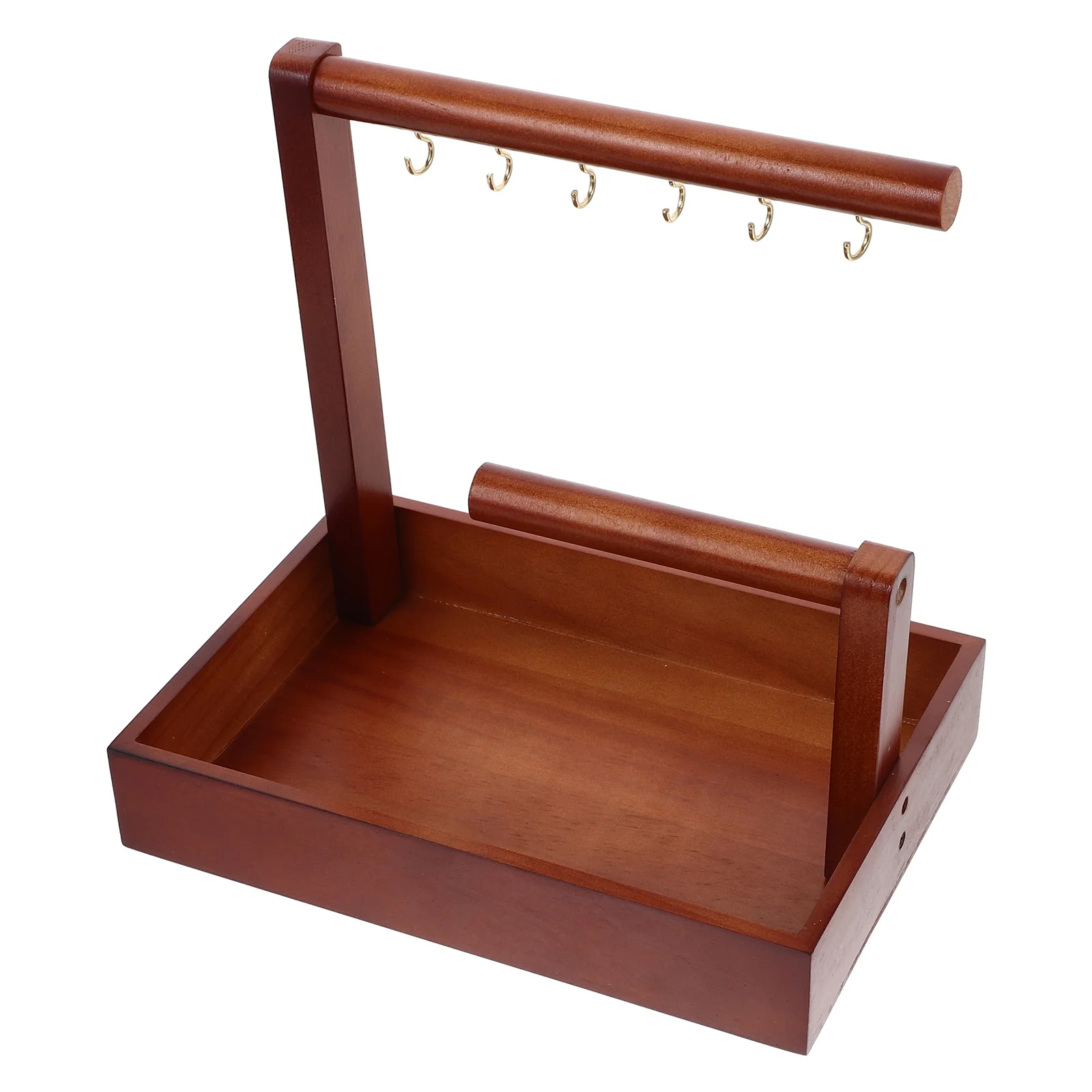 

Wooden Jewelry Organizer Bangle Display Holder Bracelet Rack Storage Stand Decorative Jewelry Display Rack Watch Stand