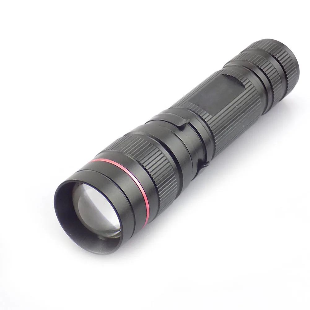 Mini Flashlight zoomable  focus Tactical AA 14500 battery small pocket Flash light Torch Lamp high powerful flash torches