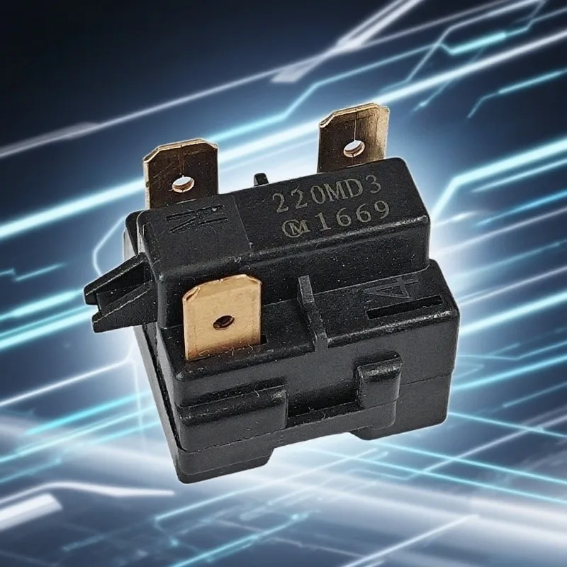 Suitable for  refrigerator starter 220MD3, overload protector 330MD3, freezer compressor starter, three-phase accessories.  1pcs