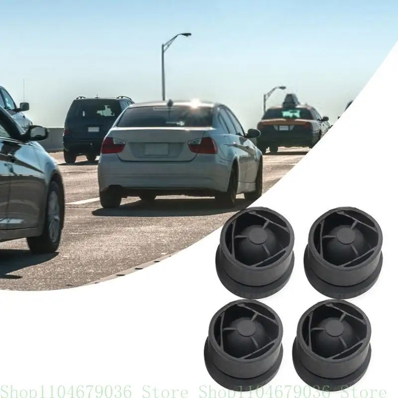 Set Of 4 Rubber Engine Hood Bumpers Engine Cover Rubber Buffers Designed for Easy Installation & Enhances Durability