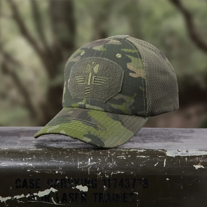 Multicam Arid Tactical Baseball MCA  Mesh 65/35 Ripstop Material Baseball Hat Outdoor Camo Sport Cap MCBK MTP Hunting Cap