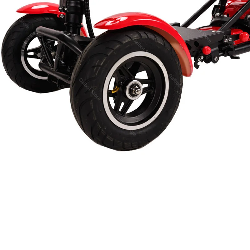 Leichter, zusammenklappbarer Reisemobilitätsroller für ältere Menschen mit Golfauto, 800 W, 36 V, Mini-Elektroroller für Erwachsene mit Sitz – Detail 11