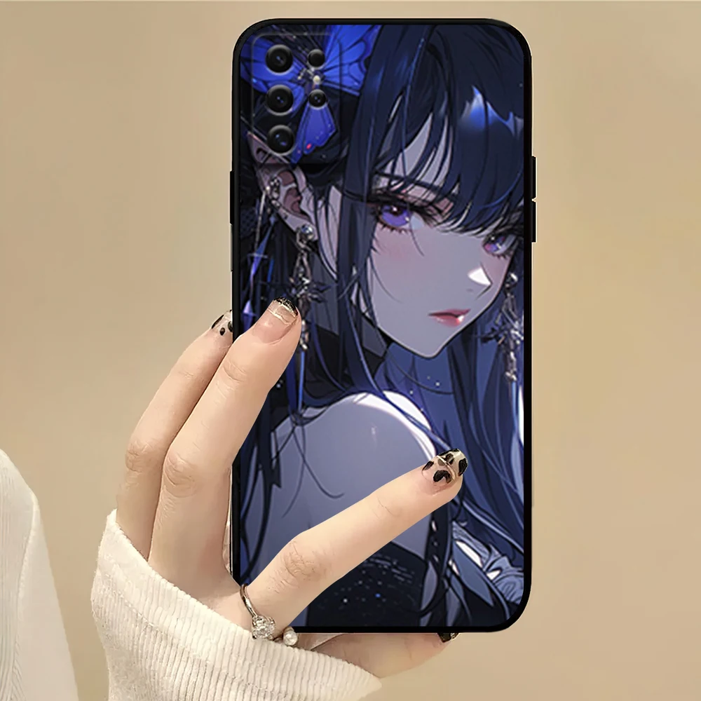 Gothic girl Cool Phone Case For Samsung S22 S23 A73 A72 A71 A54 A53 E ULTRA Color Soft Shell