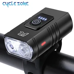 Bicycle Front Rear Light Set Rechargeable Bicycle Headlight Taillight for Night Safety Riding MTB Road Bike Front Tail Light Set