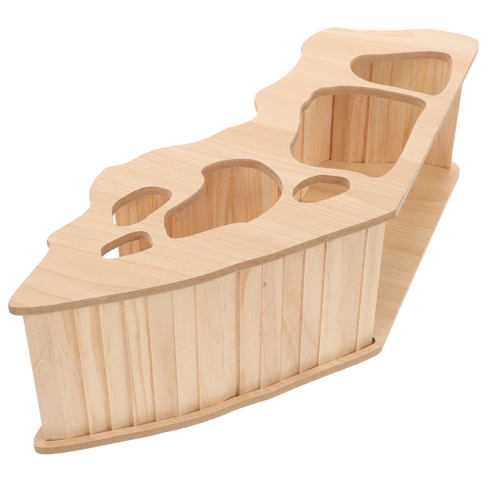 Hamster Tunnel Wooden Rat Hideout House for Guinea Pig Houses Hideouts Squirrel Cage and Small