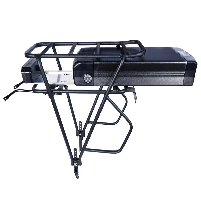 

EU Stock 48v 52v 27ah E-bike Rack Battery Pack With Carrier For Food Delivery 750W 1000w 1500w Motor
