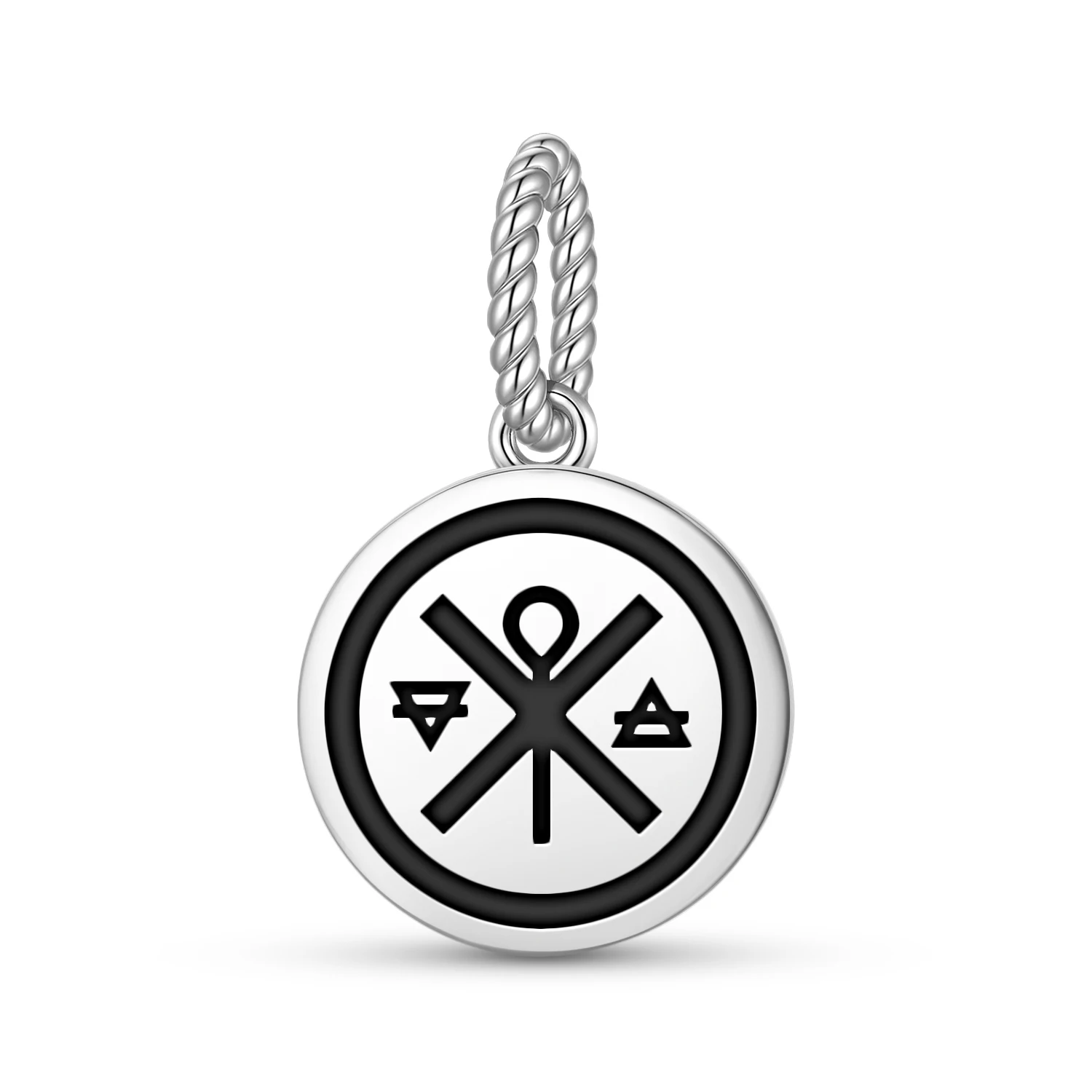 

Death Tarot 925 Sterling Silver Charm Bead DIY Pendant Charm for Bracelet Jewelry Gift