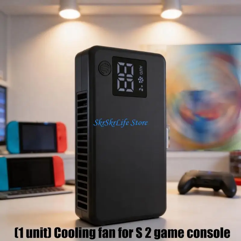 E65E Handheld Gaming Fan Accessory with Automatic Cooling Adjustment