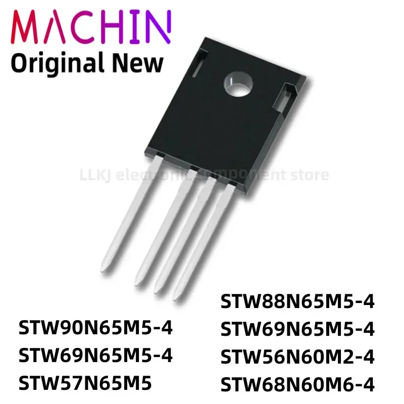 1pcs STW90N65M5-4 STW69N65M5-4 STW57N65M5 STW88N65M5-4 STW69N65M5-4 STW56N60M2-4 STW68N60M6-4 TO247-4 MOS FET TO-247-4.