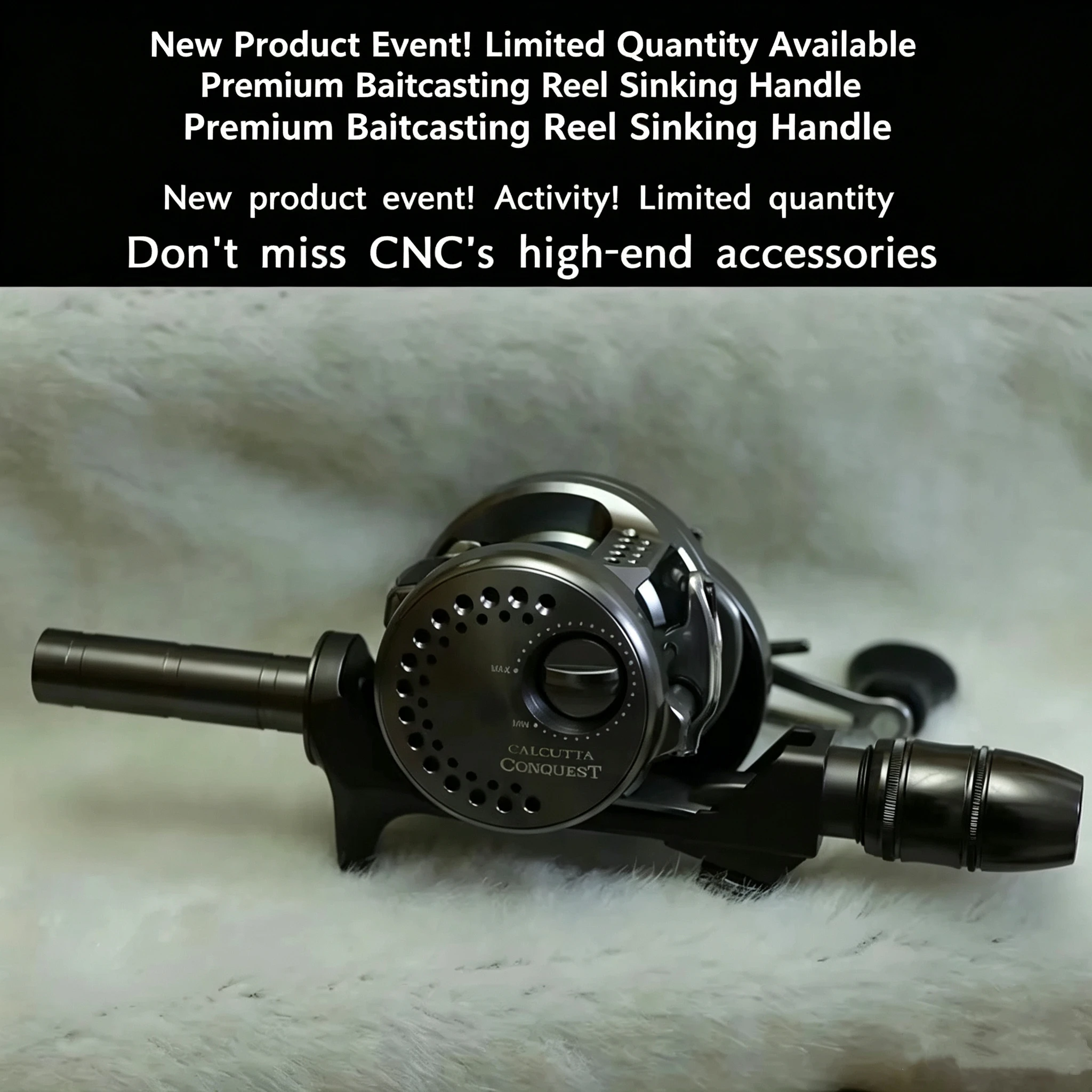 AIOUSHI High-quality Sink-type Handle Accessories CNC Finishing Ultra-light Need to Make Their Own Handle
