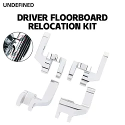 Driver Front Floorboard Relocation Bracket Kit For Harley Touring Electra Glide Street Glide Road King Road Glide Trikes 09-2013