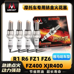 MOTORCYCLE IRIDIUM IGNITION SPARK PLUG FOR YZF1000 YZF-R1 R1 YZF600 YZF-R6 YZF R6 FZ1 FZ6 XJR400 FZ400 MT-07 MT-09 MT-10