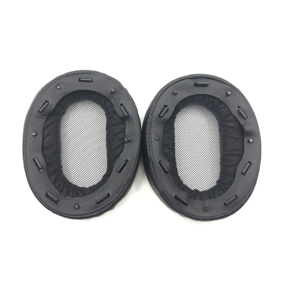 Almohadillas de repuesto para auriculares Sony MDR-1AM2, espuma viscoelástica, alta calidad, Funda de cuero