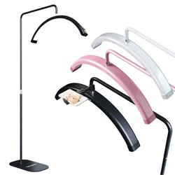 Fusitu FT-Y8II 45W LED Video Light Half-Moon Light Ring Fill Lash Light With Floor Stand For Beauty Salons Tattoo Makeup Eyelash