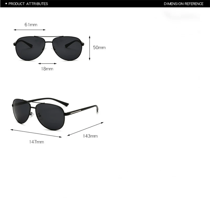 Driving Pilot Myopia Sunglasses With Degree Anti-glare UV400 Short-sight Prescription Sun Glasses For Male 0 -0.5 -0.75 To -6.0