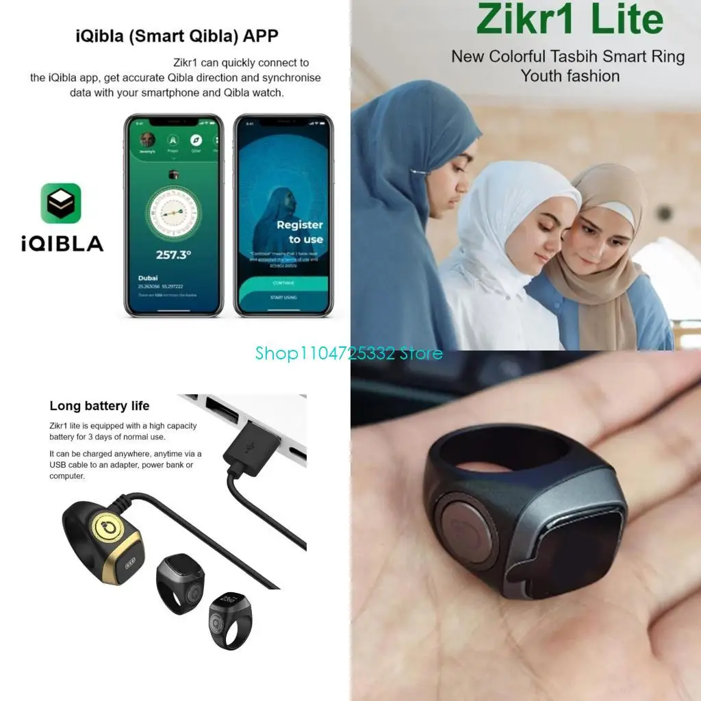 

P5EA Tally Counter Islamic Prayer Tally Counter & Prayer Time Reminder