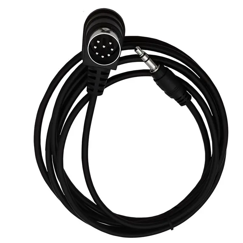 1.8m DC3.5mm Audio Male to 90 Degree Elbow DIN 8Pin Male Instrument Adapter Cable Computer Audio Output DIN 8-Core DIN8Pin