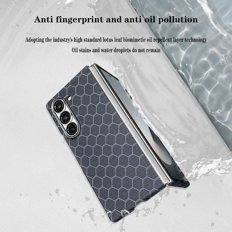For Samsung Z Fold 8 wide 7 8 Ultra 100% Thin Carbon Fiber Kevlar Folding Phone Case Luxury Magnetic ultra-thin protective cover