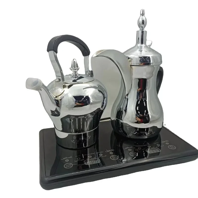 Hot-selling Electric 304 SUS Arabic Coffee Dallah Arabic Coffee Pot 220V Electrical Tea Pot Sets