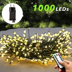 String Lights LED 18M Cluster  Outdoor Decoration Garland Fairy Light Holiday Birthday Party Wedding Halloween New Year