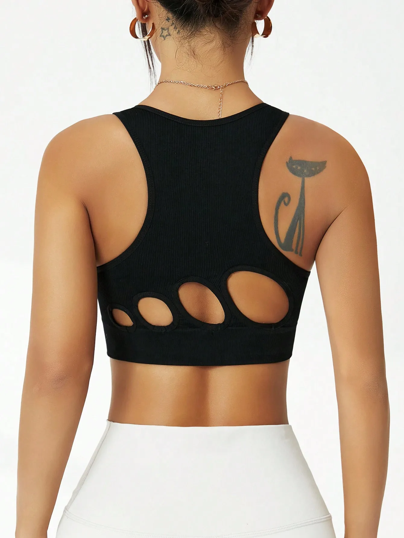 บราสปอร์ตไร้ตะเข็บสำหรับผู้หญิ - Seamless Ribbed Workout Tank Top บทวิจารณ์และราคา