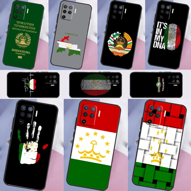 Tajikistan Flag For OPPO A15 A16 A1K A3S A5S A52 A72 A94 A74 A54 A5 A9 A31 A53 2020 A53S A83 A91 A93 Case