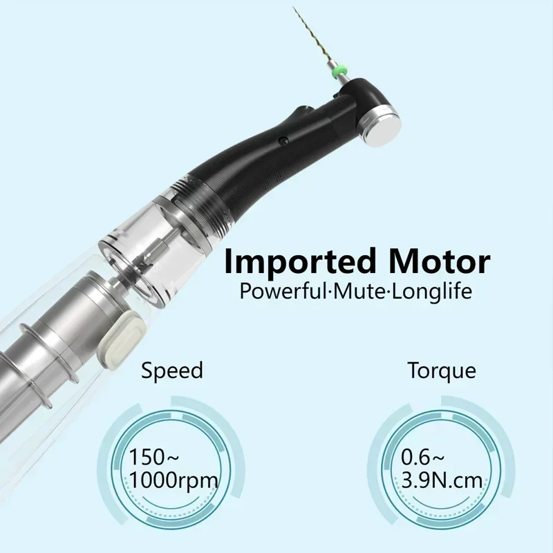 COXO C-SMART-I PILOT Cordless Endodontic Device Integrated LED Standard 16:1 Reduction Angle Attachment  Built-in Apex Locator