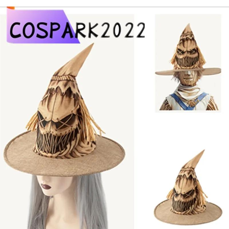 

Cartoon Fantasia Scarecrow Cosplay Witch Hat Magic Cap Adult Women Halloween Carnival Party Costume Accessories Headwear Gifts