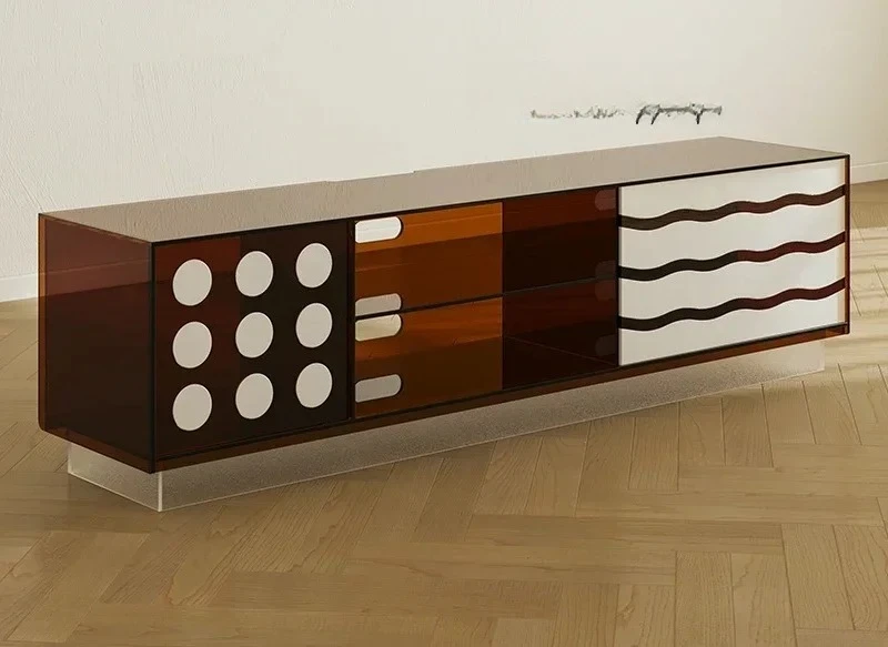 

mobili per il prona акриловый средневековый шкаф для телевизора, маленькая квартира, гостиная, простой напольный аудиовизуальный шкафpara casa e dec