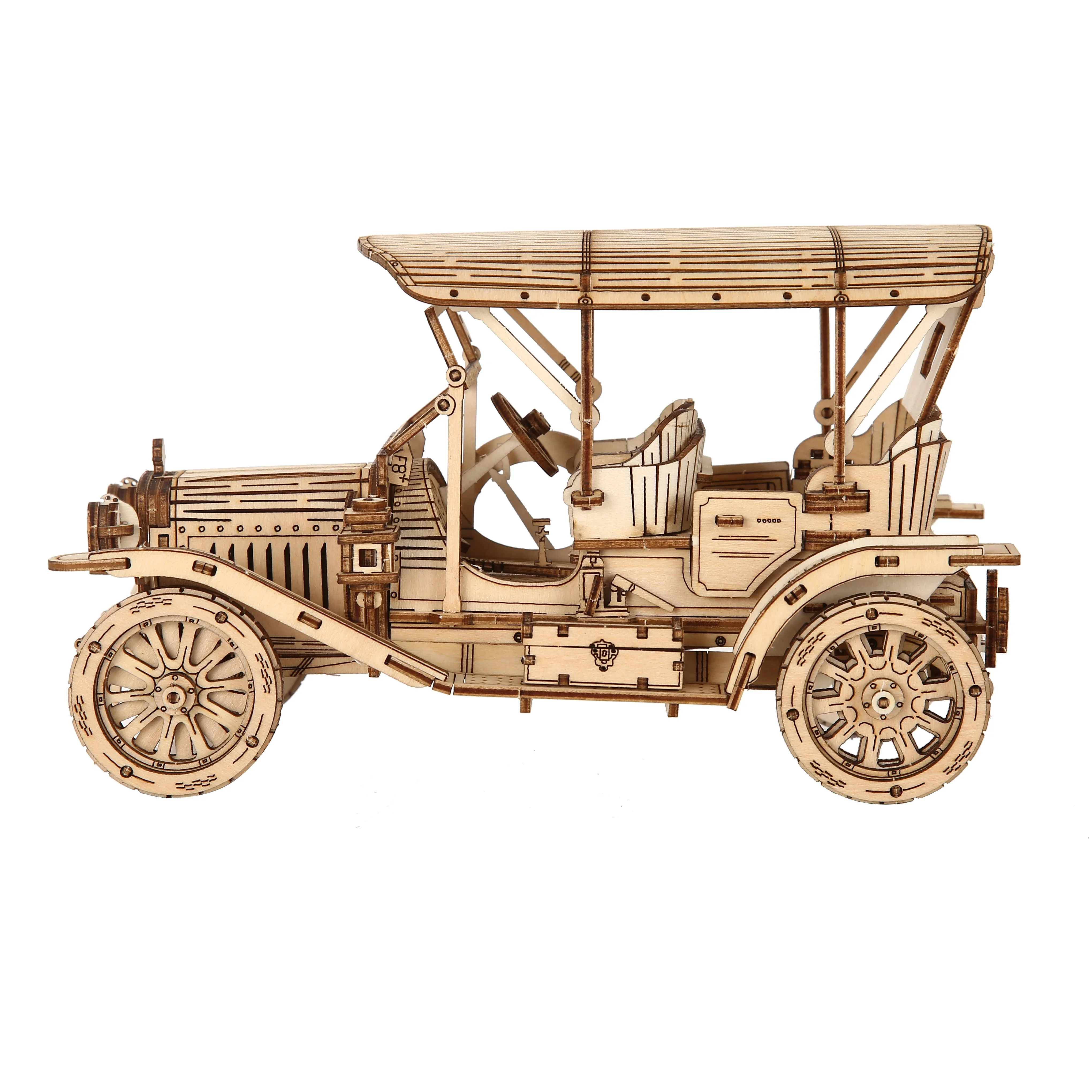 3D Car Wooden Puzzle, Scale Model,DIY Model Kit, Handcraft Gift,Home Decoration,Mechanical Model Kit, Building Toy