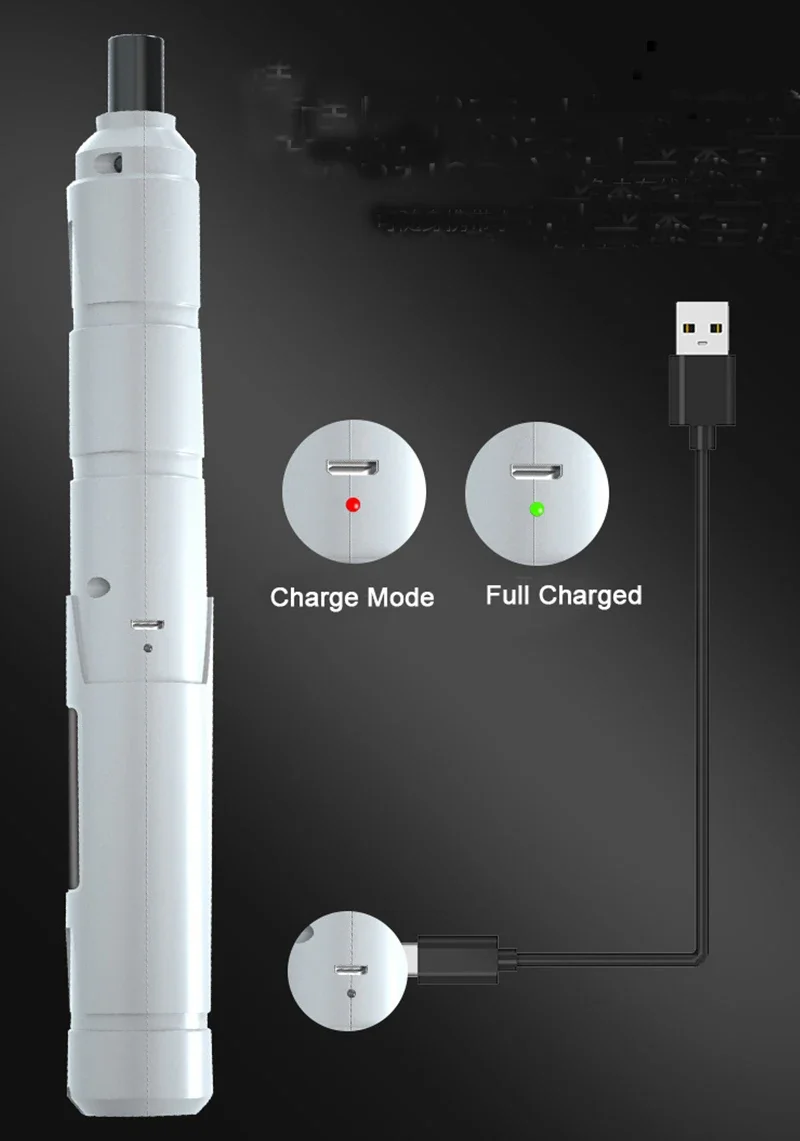 12PCS Mini ไขควงไฟฟ้าไร้สาย USB ชาร์จเครื่องมือเจาะความแม่นยําสําหรับซ่อมโทรศัพท์มือถือโน้ตบุ๊ค 1100mAh