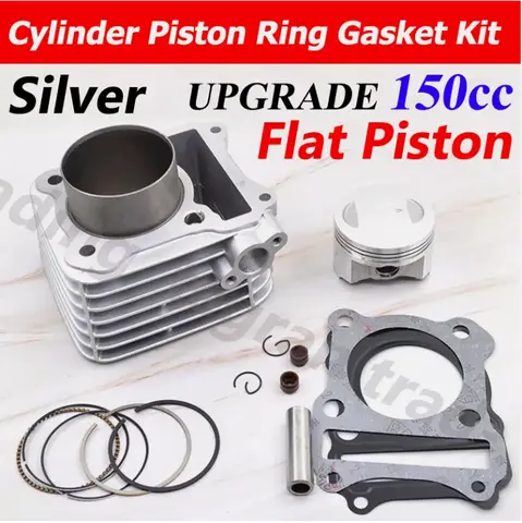 Högkvalitativ 62MM MOTOCYCLE Big Bore Cylinderkolvsats 150CC För Suzuki GN125 EN125 GS125 GZ125 DR125 TU125 KLX125 GN GS150 10 best sales Susuki GN 125 - №6