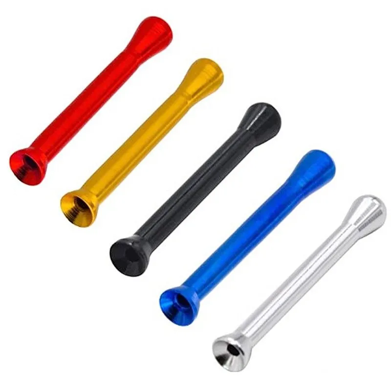 4Pcs Aluminum Metal Kit Tube Colorful Bag Herb Storage Pen Style Stash jar Accessories Straw Cool Gadget for Men