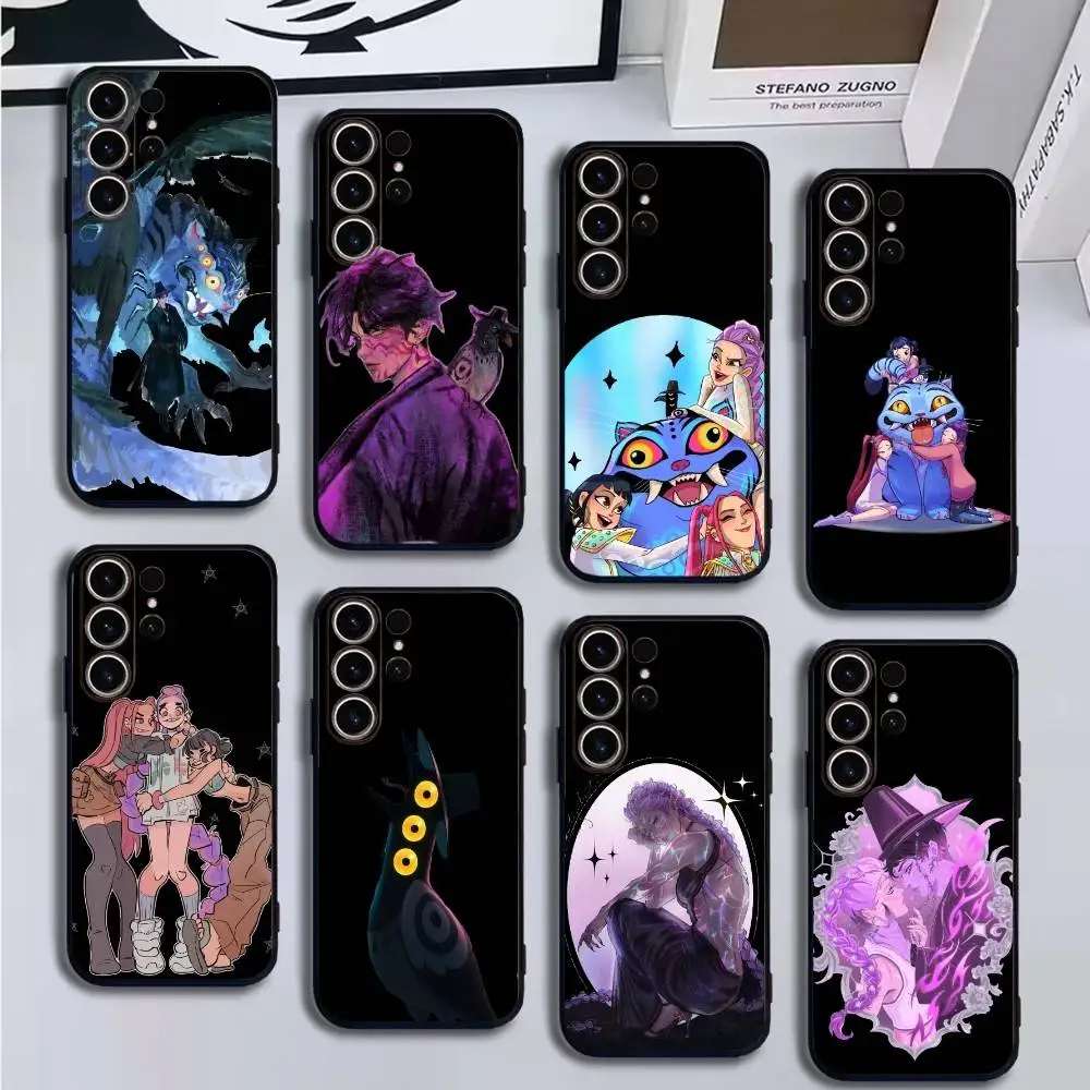 

Demon Hunters Phone Case For SamsungS25,24,21,22,23,30,Ultra,20,Plus,Fe,Lite,Note,10,9,Soft Black Cover
