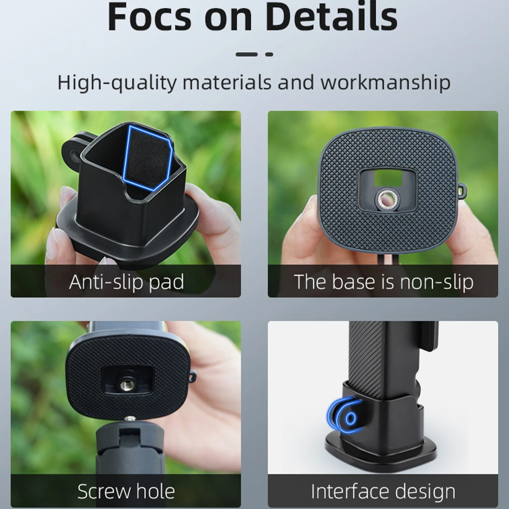 Camera Mount Portable Gimbal Stabilizer Action Camera Gimbal Base Stand Brackets Compatible for OSMO Pocket 3 Camera