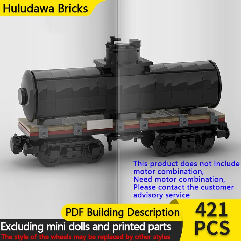 

Модель городской автомобиль MOC, строительные кирпичи, узкий калибр, железнодорожный танк, автомобиль, модульная технология, детские праздничные подарки, сборные игрушки, костюм