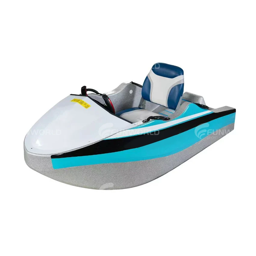 

Custom Ocean River Lake Water Sports Small Wave 15kw Mini Jet Boat Electric Kart Boat