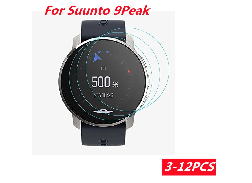 Закаленное стекло для Suunto 9 Peak 43 мм, защита экрана от царапин для умных часов Suunto 9 Peak (3/6/9/12), аксессуары для часов