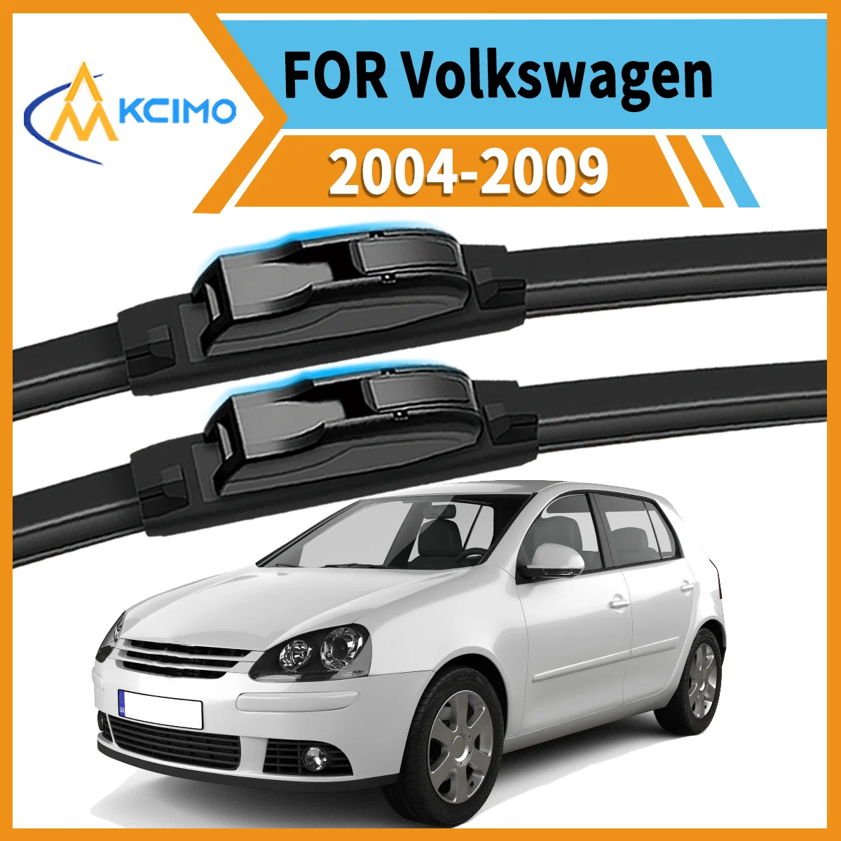 

Ultimate 2 Front Wiper Blades for Volkswagen Golf Mk5 1K 2004–2009 Ensures Clear Vision & Safe Driving in Rain Snow or Sun