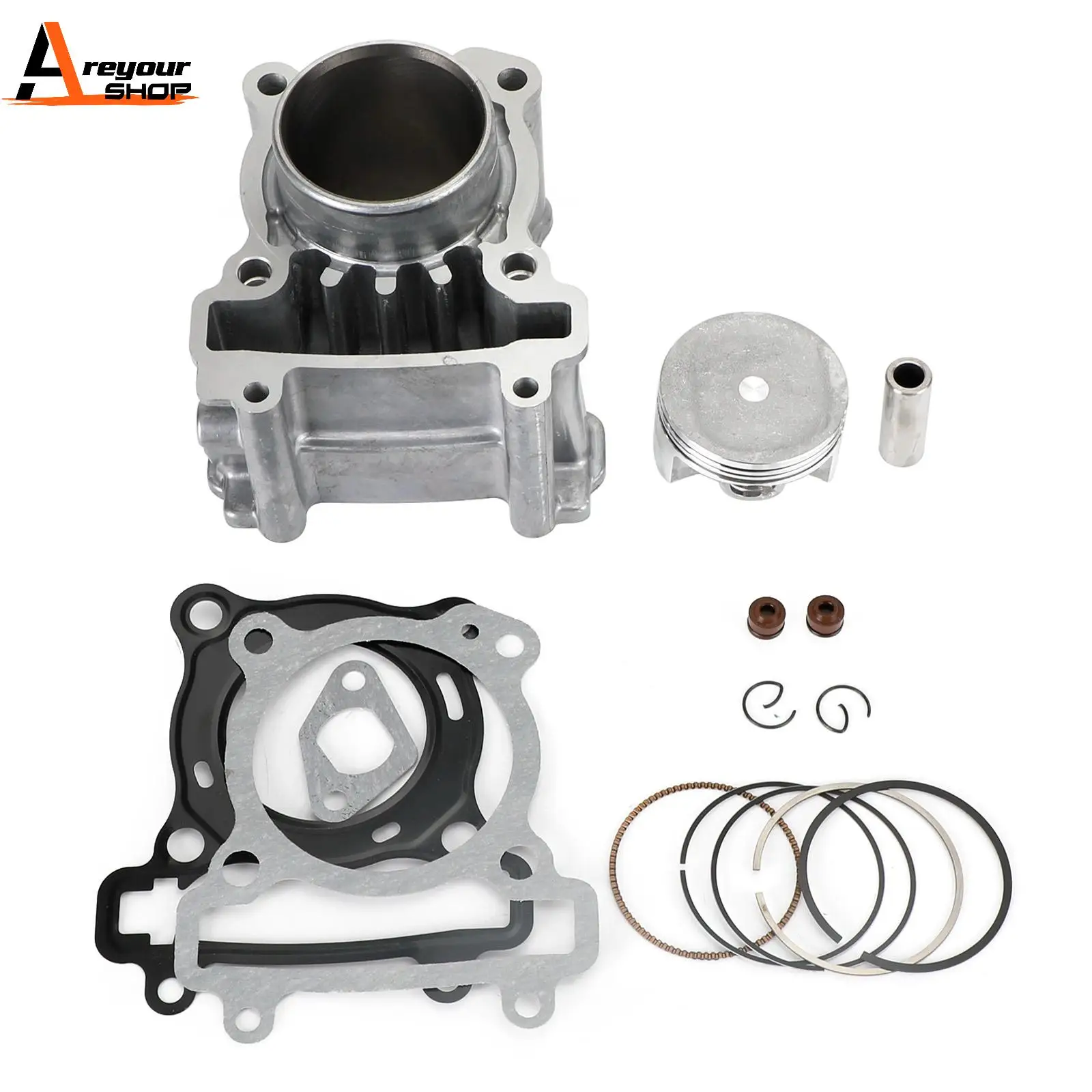 Areyourshop Cylinder Piston Kit 150cc for Yamaha YZF-R 125 WR 125 R X 09-16 MT 125 14-18