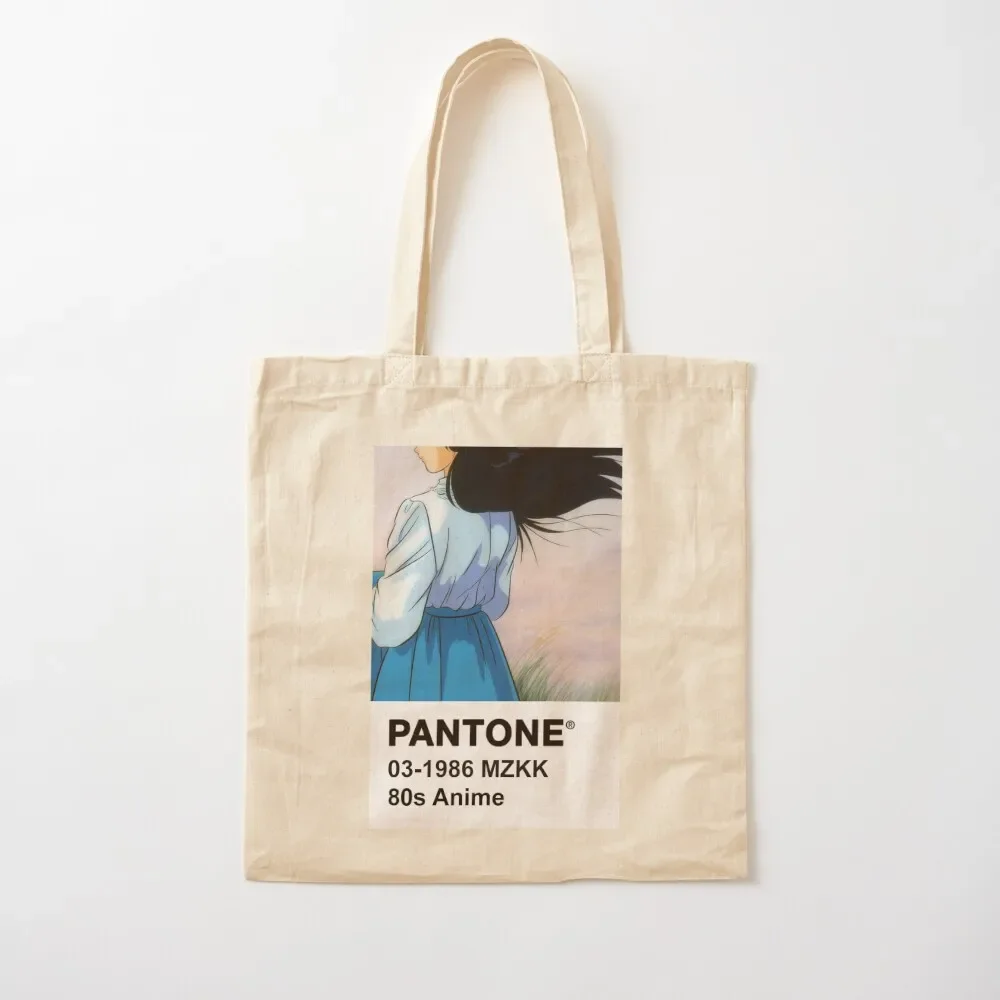 

PANTONE 80s Anime (2) Tote Bag Woman shopper bag Customizable Women's Canvas