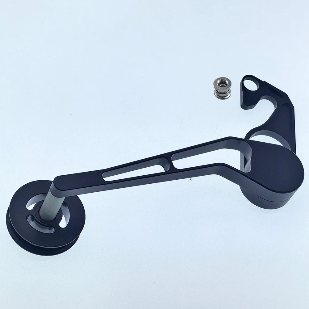 

Black Single Speed Tensioner Bicycle Accessory Aluminum Chain Tensioner Lightweight Aluminum Build Modification Recommended