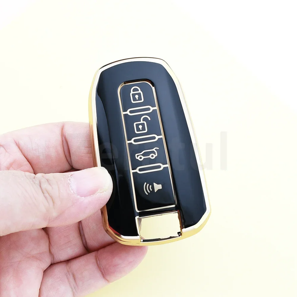 Soft TPU Smart Car Shell Fob Holder For Ssangyong Actyon Kyron Rodius Tivolan Ssangyong Korando C Rexton W Key Case Cover - view 6